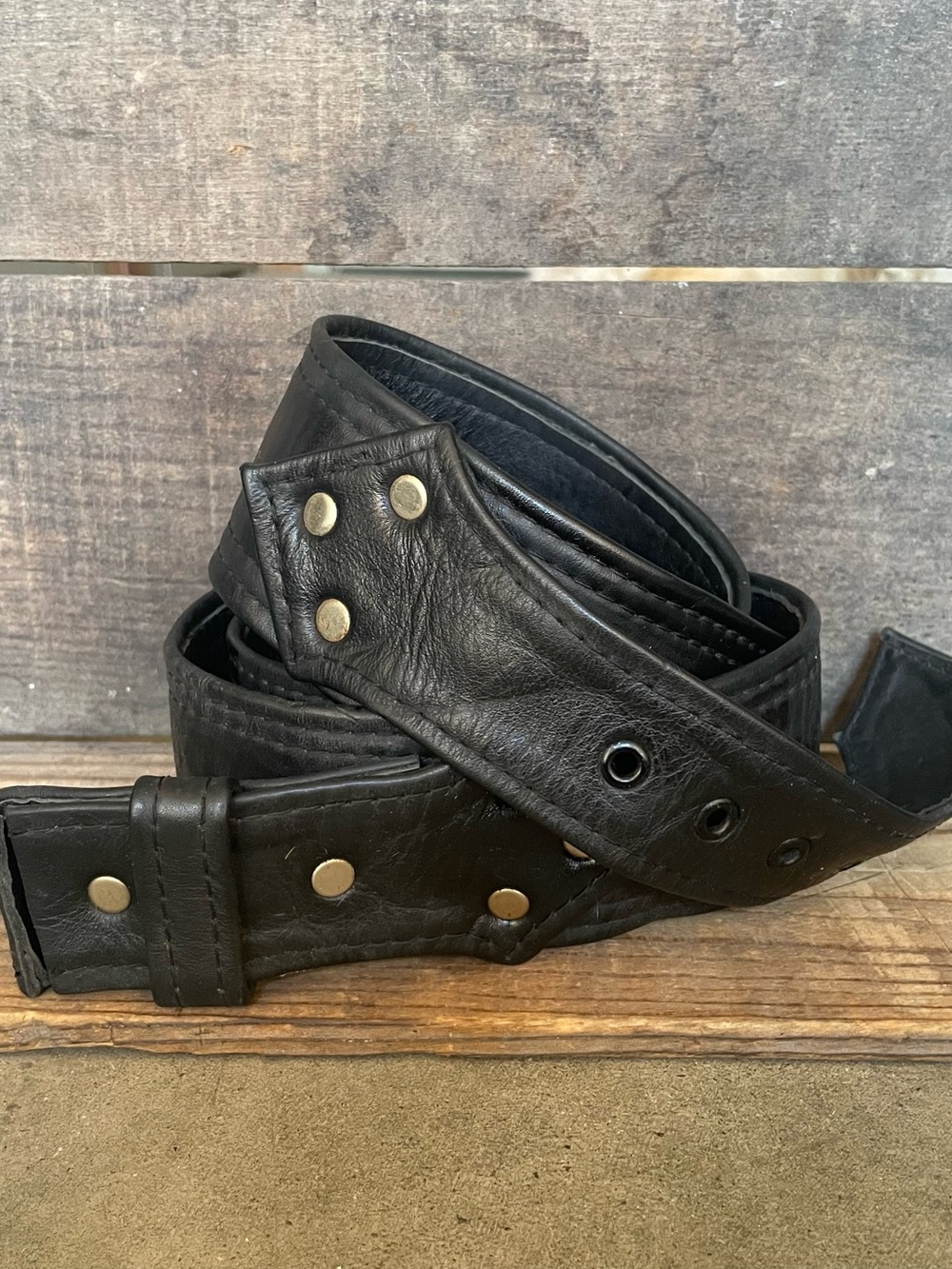 AS IS Vintage Crafting Belt Leather Goth Renaissance Biker